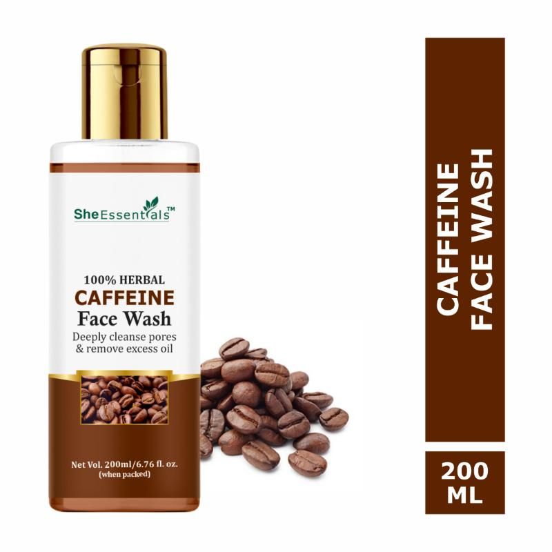 She Essentials Caffeine Face Wash For Tan Removal