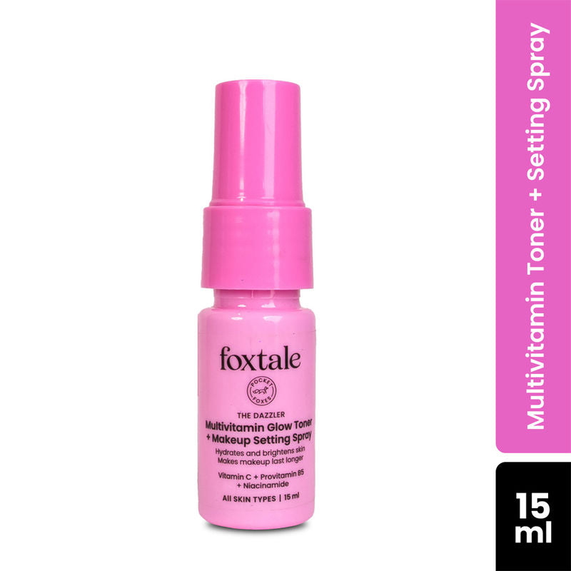 Foxtale Multivitamin Glow Toner + Setting Spray Vitamin C & Niacinamide