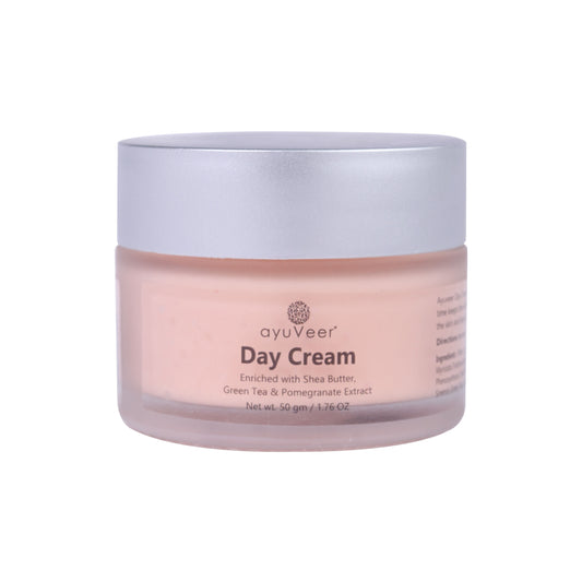 Ayuveer Day Cream With Shea Butter, Green Tea & Pomegranate