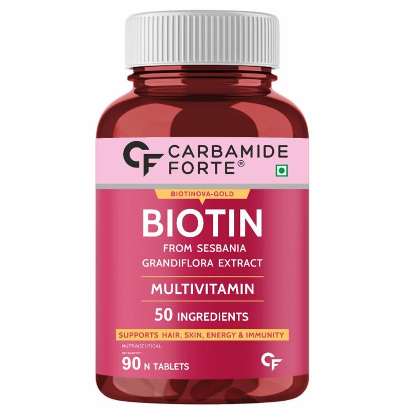 Carbamide Forte Biotin from Sesbania Grandiflora Extract & Multivitamin with 50 Ingredients