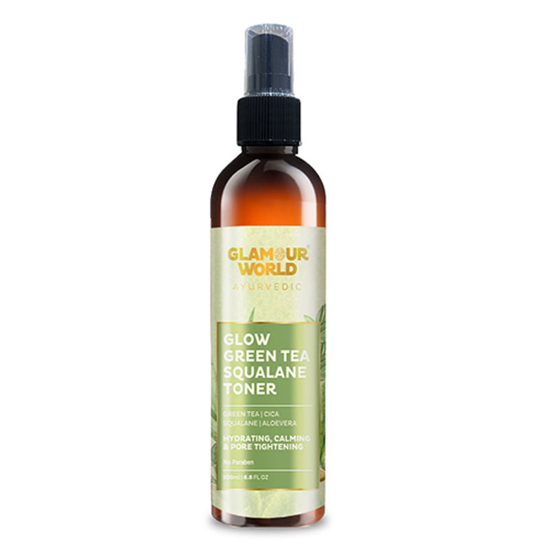 GLAMOUR WORLD AYURVEDIC Glow Green Tea Squalane Toner