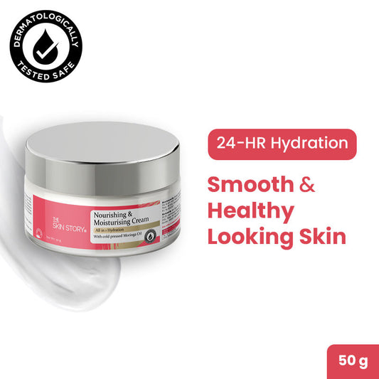 The Skin Story Wheat Protein Face Moisturizing Cream For Super Hydrated Nourished Skin, Oil Control