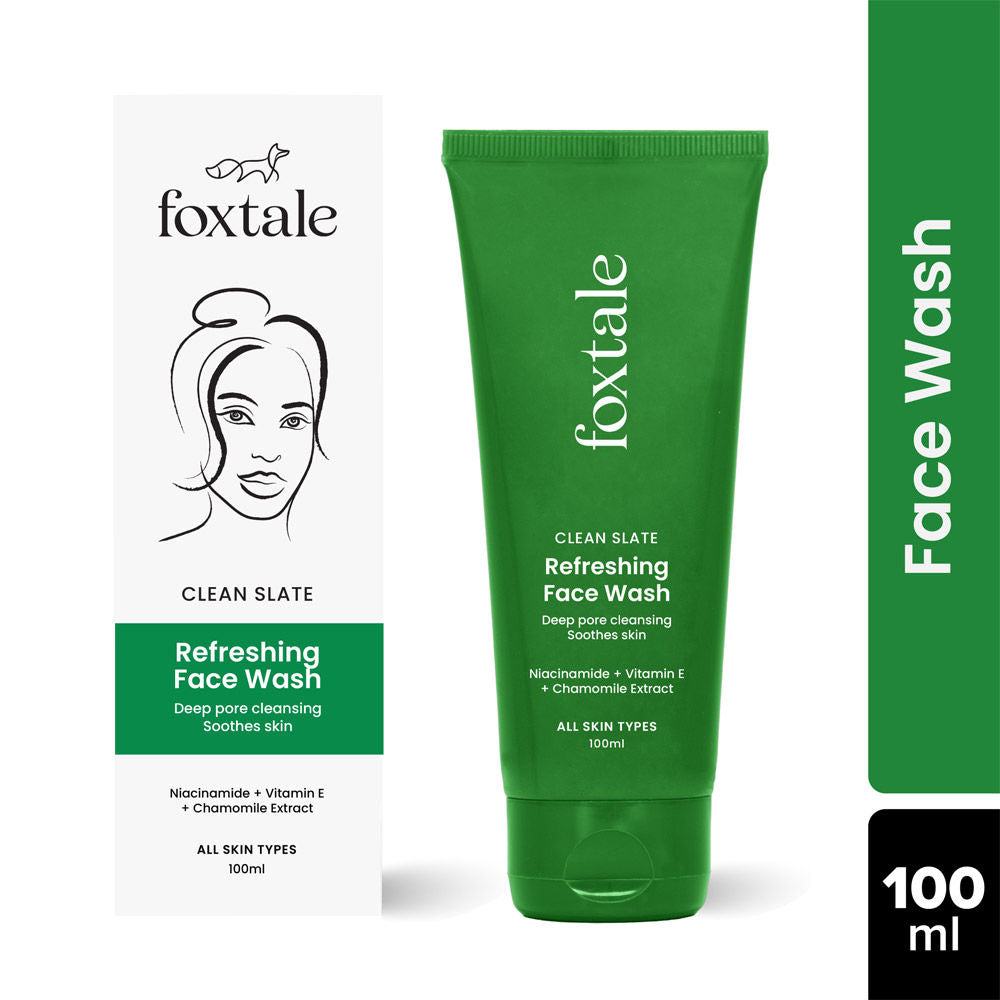 Foxtale Refreshing Face Wash with Niacinamide & Vitamin E