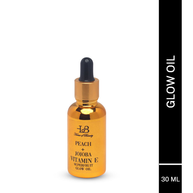 House Of Beauty Peach + Jojoba Vitamin E Super Fruit Glow Oil