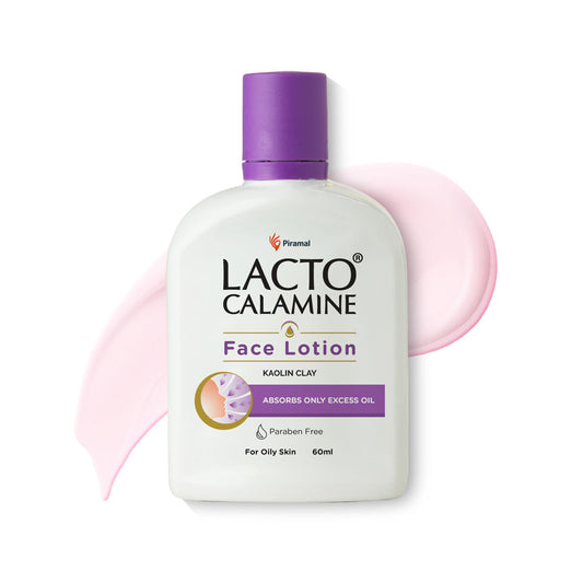 Lacto Calamine Face Moisturizer, Body Lotion with Kaolin Clay & Glycerin Extracts for Oily Skin