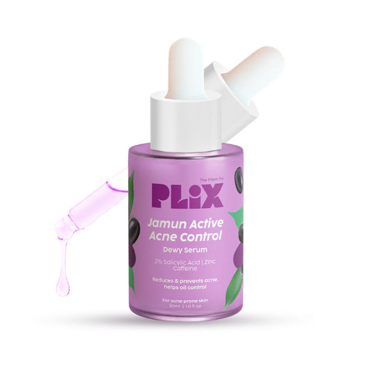 PLIX 2% Salicylic Acid Jamun Active Acne Control Dewy Serum for Active Acne & Dark Spot Reduction