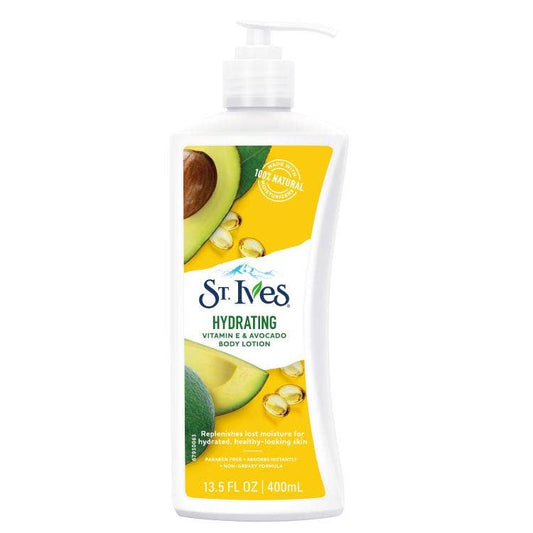 St Ives Hydrating Vitamin E & Avocado Body Lotion 400Ml