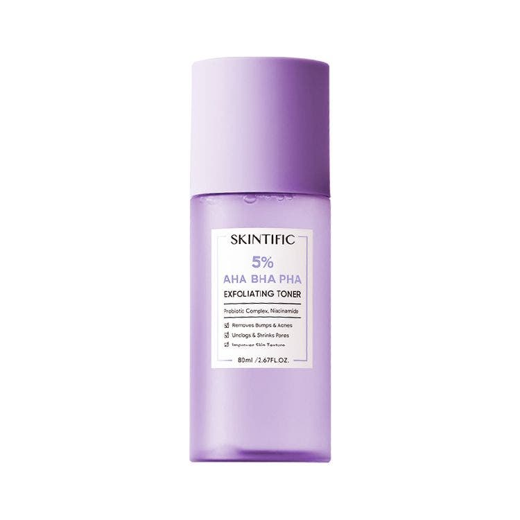 Skintific Aha Bha Pha 5% Exfoliating Toner 80Ml