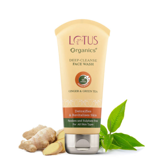 Lotus Organics Green Tea & Ginger Deep Cleanse Face Wash