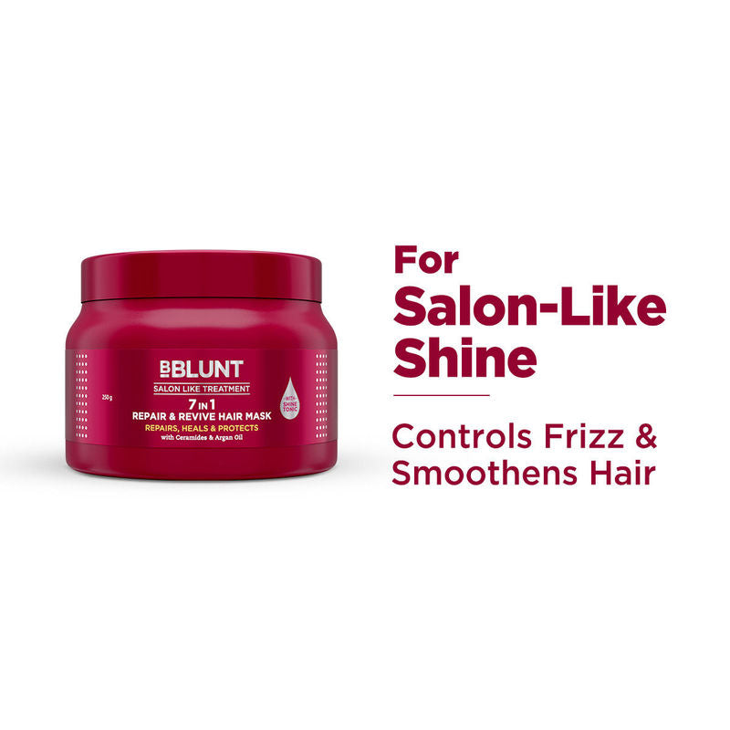 BBlunt 7 In 1 Repair & Revive Hair Mask For Damage Repair