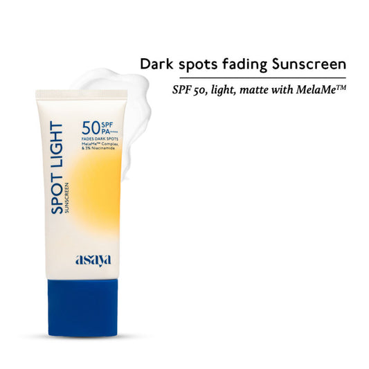 Asaya Dark Spot Sunscreen SPF 50 PA++++ with Niacinamide And Licorice Extract For All Skin Types