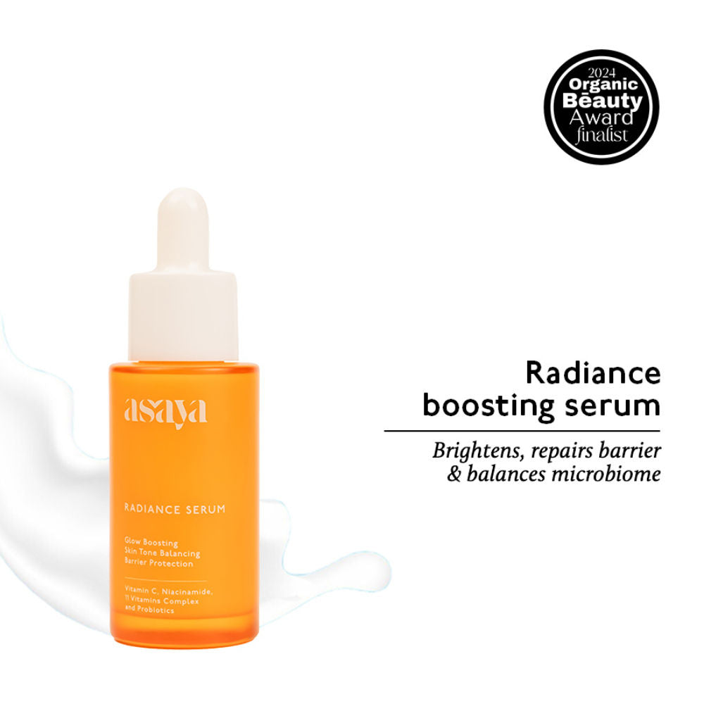 ASAYA RADIANCE SERUM WITH VITAMIN C, NIACINAMIDE & PROBIOTICS(30ML)