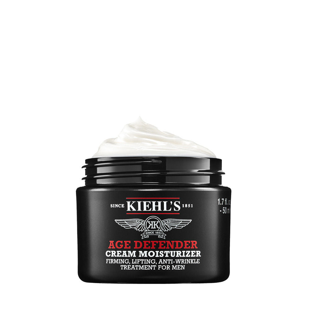 Kiehl's Age Defender Moisturizer Cream for Men With Caffeine & Linseed Extract