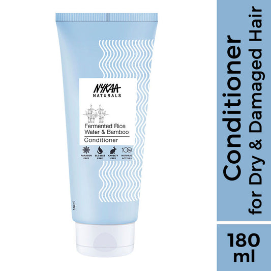 Nykaa Hair Fermented Rice Water & Hyaluronic Acid Sulphate Free Conditioner For Frizz Control