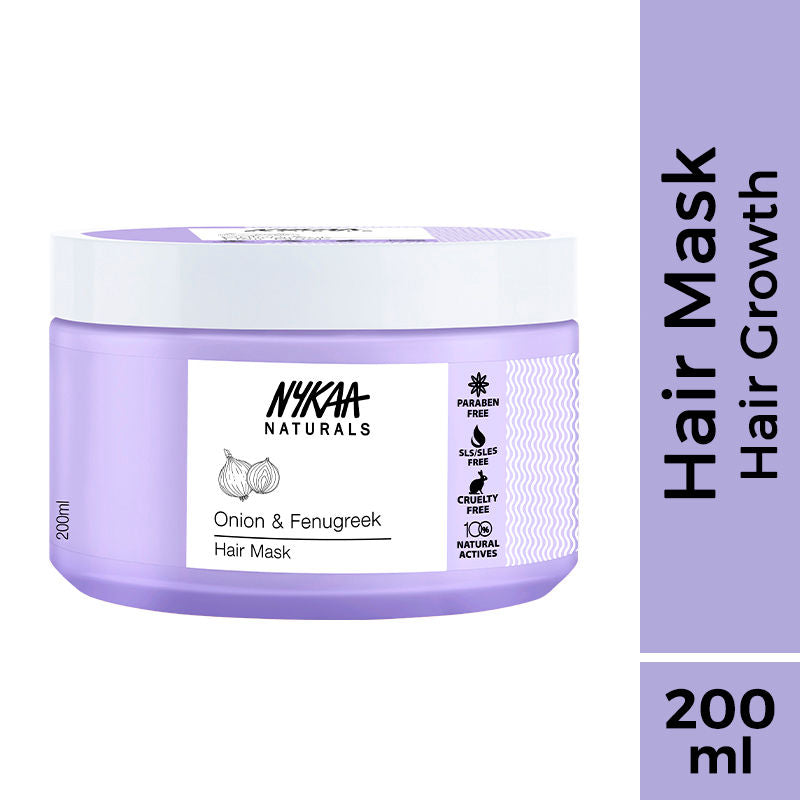 Nykaa Hair Rice Water & Hyaluronic Acid Hair Mask For Frizz Control