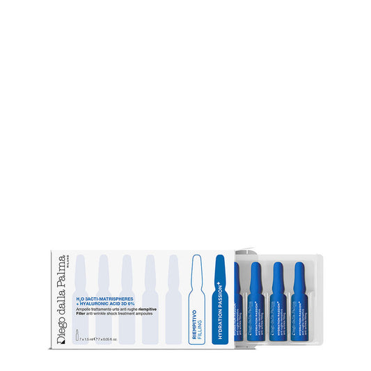 Diego dalla Palma Milano H20 3Acti-Matrispheres & Hyaluronic Acid 3D 6% Filler Anti Wrinkle Ampoules