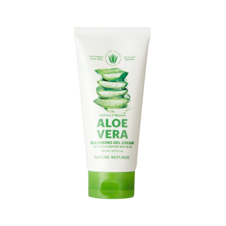 Nature Republic Soothing & Moisture Aloe Vera Cleansing Gel Cream 150Ml