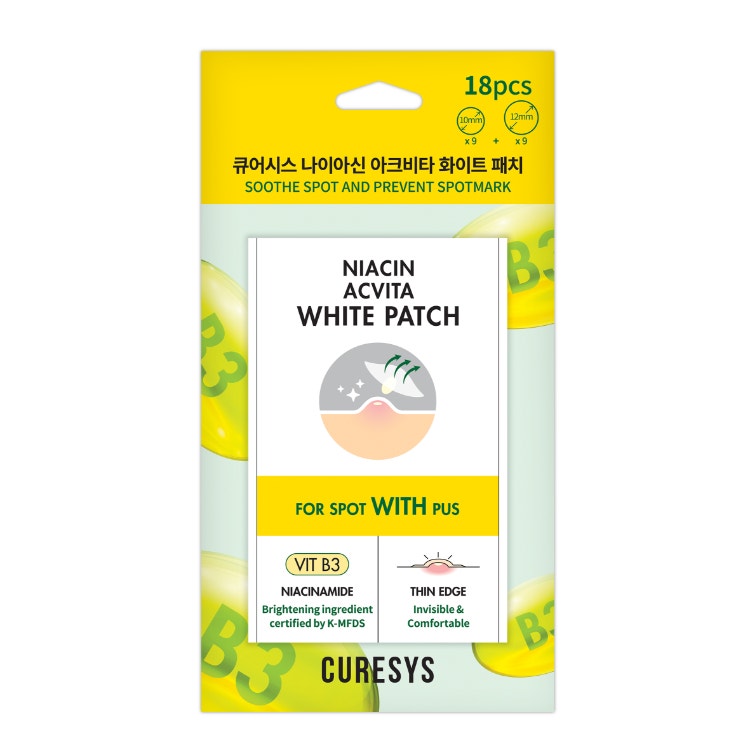 Curesys Niacin Acvita White Patch 18S