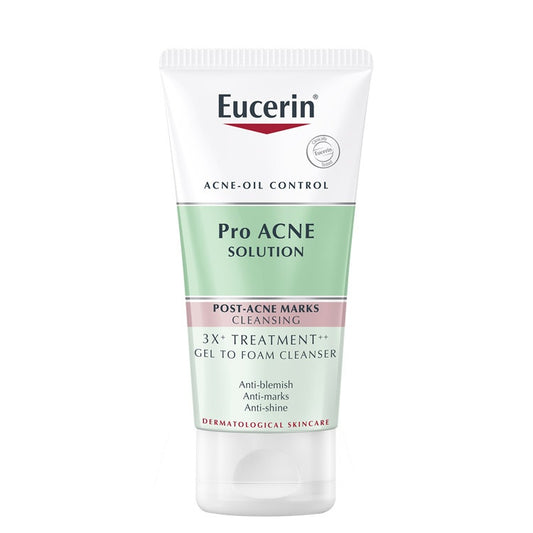 Eucerin Pro Acne Solution Triple Effect Gel To Foam Cleanser 75Ml
