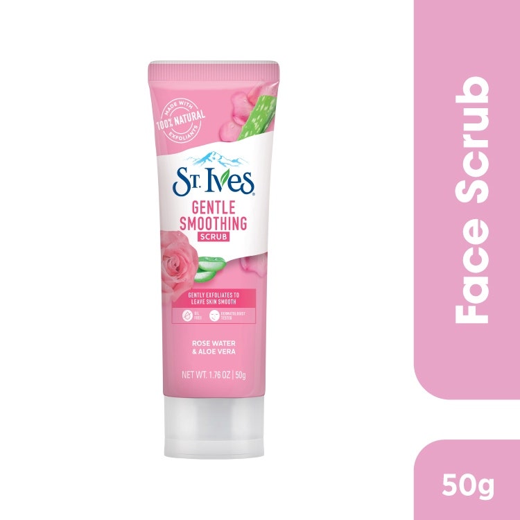 St Ives Gentle Smoothing Rose Water & Aloe Vera Scrub 50G