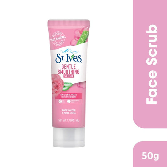 St Ives Gentle Smoothing Rose Water & Aloe Vera Scrub 50G