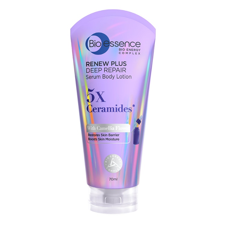 Bio Essence Renew Plus Deep Repair  5X Ceramides  Serum Body Lotion 70Ml