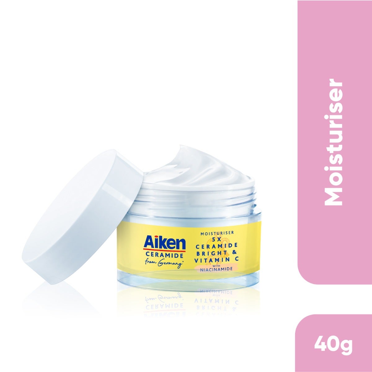 Aiken Vitamin C 5X Ceramide Bright With Niacinamide Moisturiser 40G