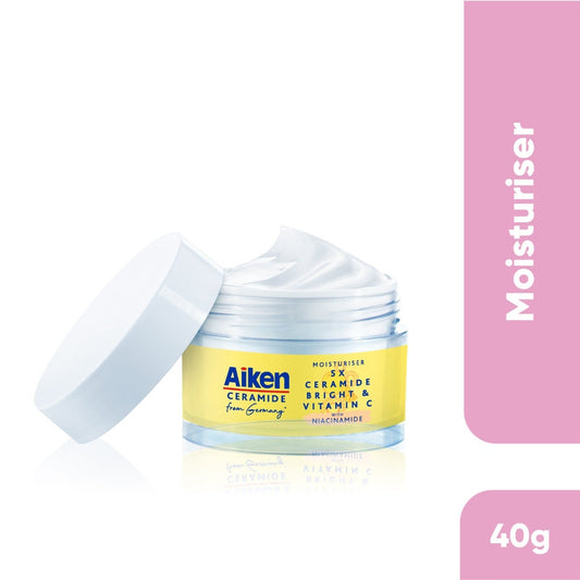 Aiken Vitamin C 5X Ceramide Bright With Niacinamide Moisturiser 40G