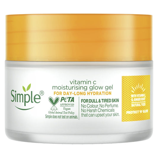 Simple Protect N Glow Vitamin C Moisturising Glow Gel 40G