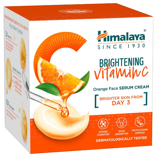 Himalaya Brightening Vitamin C Orange Face Serum Cream 50G