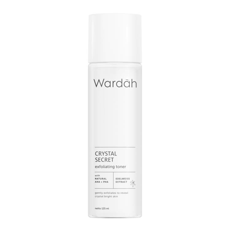 Wardah Crystal Secret Exfoliating Toner With Natural Aha+Pha 125Ml
