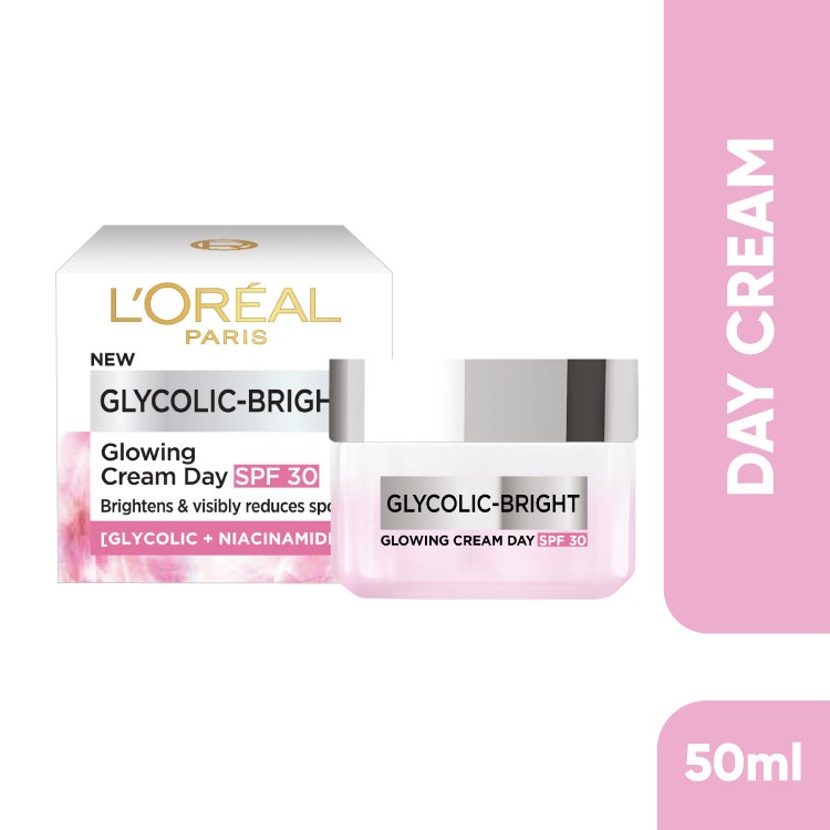 Loreal Paris Glycolic-Bright Glowing Day Cream Spf17 50Ml