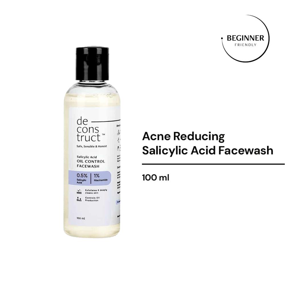 Deconstruct Salicylic Acid + Niacinamide Face Wash for Oil Control & Acne-Prone Skin (100ML)