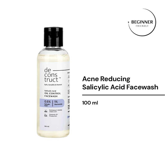 Deconstruct Salicylic Acid + Niacinamide Face Wash for Oil Control & Acne-Prone Skin (100ML)