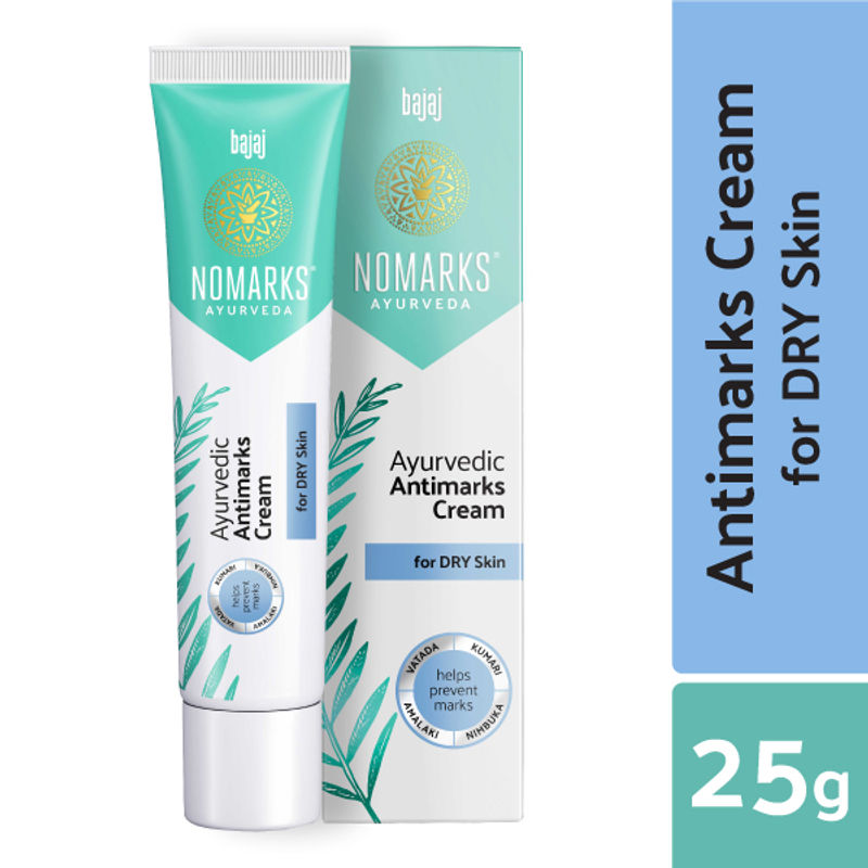 Bajaj Nomarks Ayurvedic Antimarks Cream For Dry Skin Helps Prevents Marks