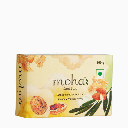 Moha Scrub Soap Exfoliate For Soft Youthful And Radiant Skin