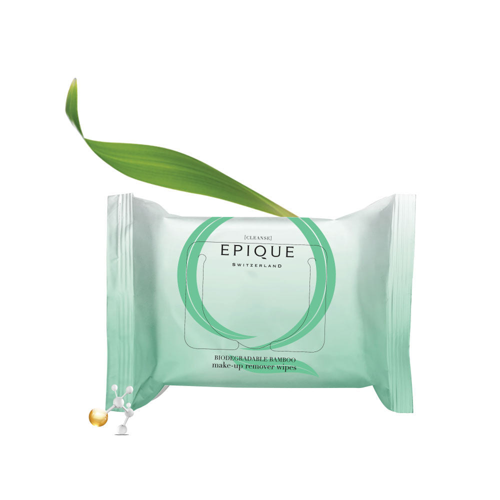 Epique Switzerland Biodegradable Bamboo Makeup Remover Wipes