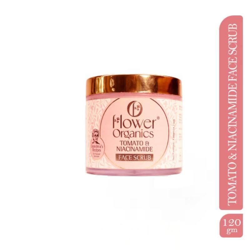 Flower Organics Tomato & Niacinamide Face Scrub