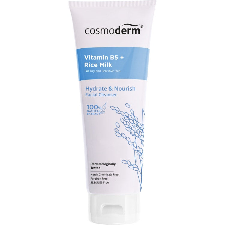 Cosmoderm Natural Hydrate & Nourish Facial Cleanser 100Ml