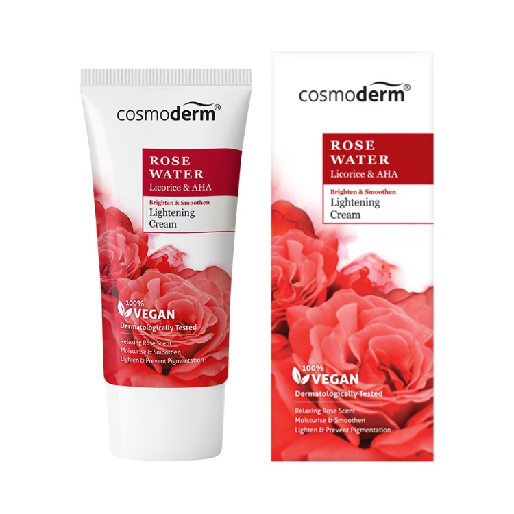 Cosmoderm Rose Water Lightening Cream 50Ml
