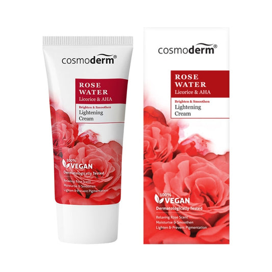 Cosmoderm Rose Water Lightening Cream 50Ml