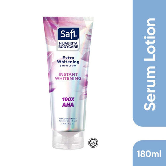 Safi Hijabista Bodycare Serum Lotion Instant Whitening 100X Aha 180Ml