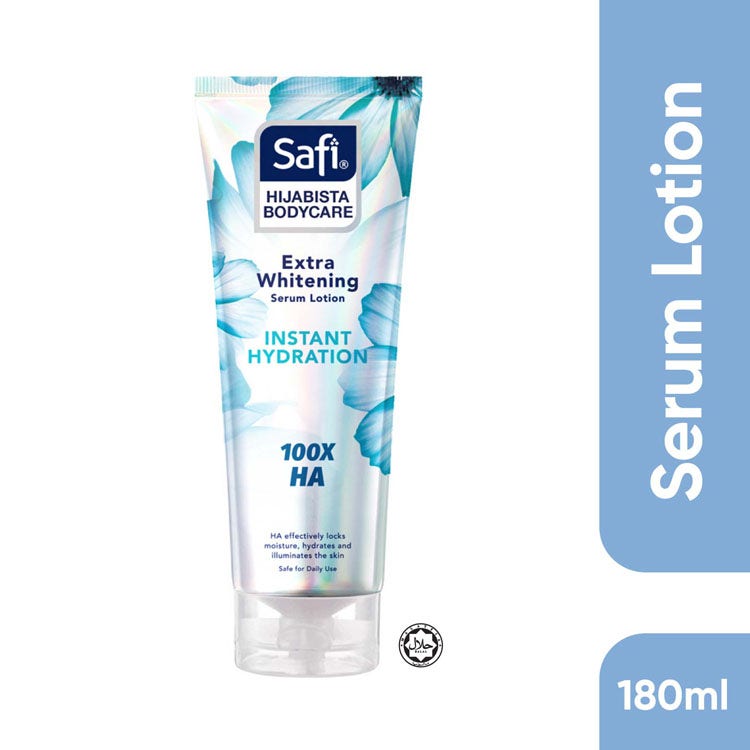 Safi Hijabista Bodycare Serum Lotion Instant Hydration 100X HA 180Ml