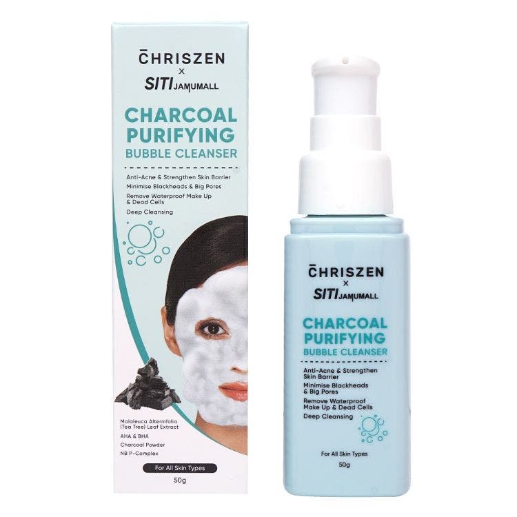 Chriszen X Siti Charcoal Purifying Bubble Cleanser 50G