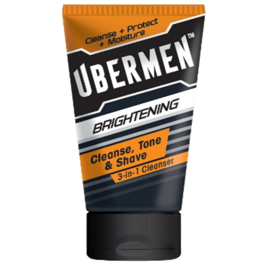 Ubermen Brightening 3-In-1 Cleanser 100Ml