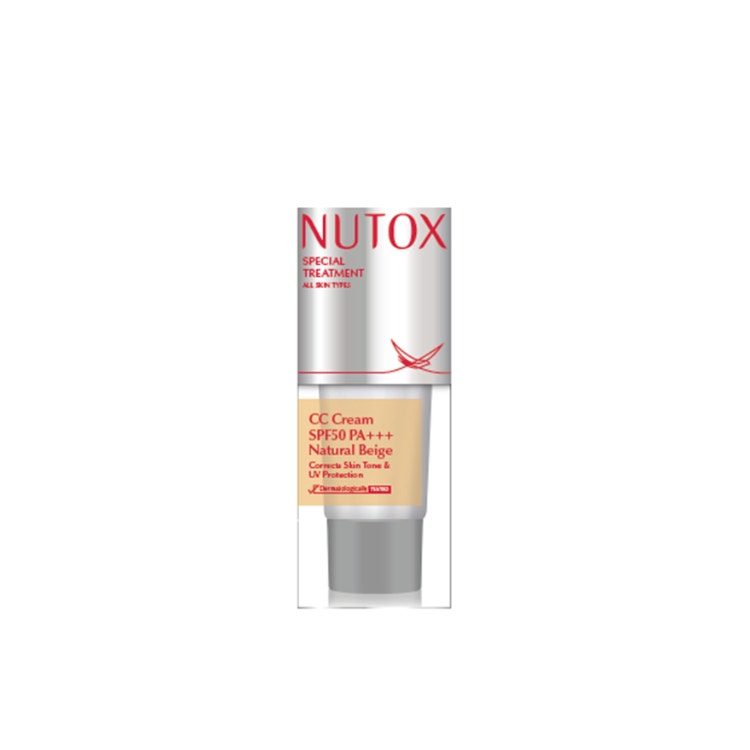 Nutox Special Treatment Cc Cream Spf50 Pa+++ Natural Beige 30Ml (All Skin Types)