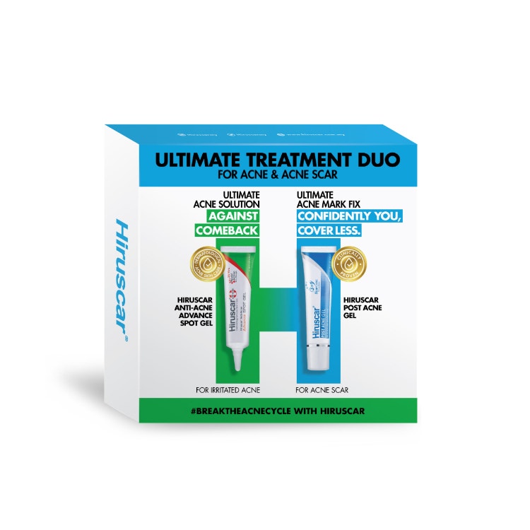 Hiruscar Anti Acne Advance + Post Gel Ultimate Treatment Duo Pack#