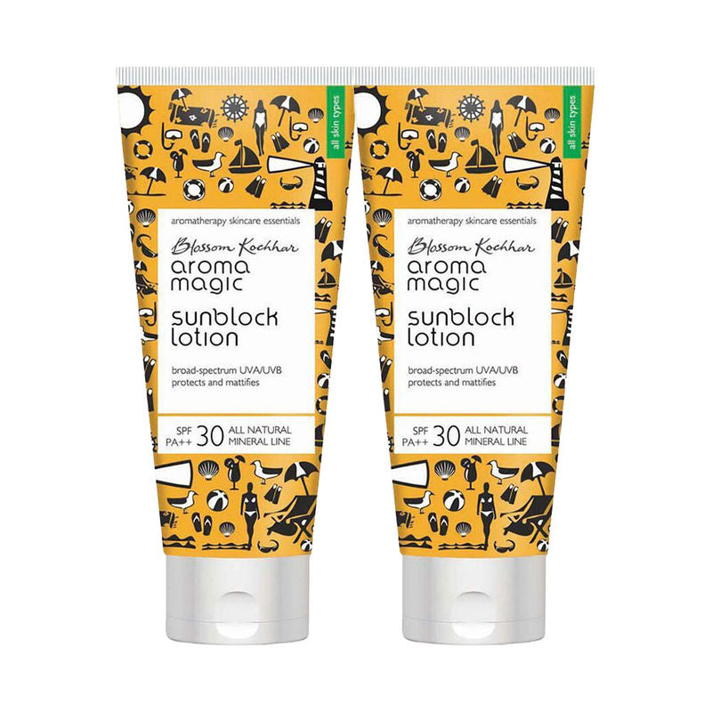 Aroma Magic Sunblock Lotion SPF 30 PA++ UVA/UVB - Pack Of 2