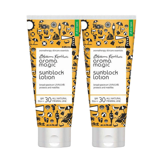 Aroma Magic Sunblock Lotion SPF 30 PA++ UVA/UVB - Pack Of 2