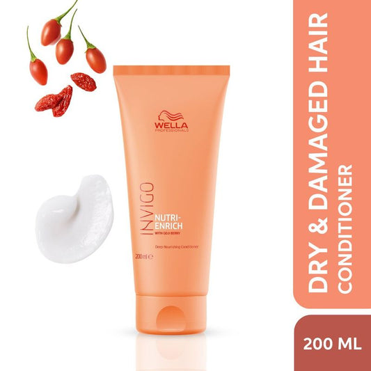 Wella Professionals Invigo Nutri-Enrich Conditioner For Dry, Frizzy & Damaged Hair With Goji Berry